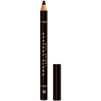 Brown L'Oréal Paris kohl crayon with pointed tip and removable cap, labeled "Haute Couleur" in white text.