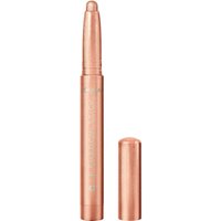 Copper-toned L'Oréal Paris shadow stick with rounded tip and matching cap, labeled "Paradise Le Shadow Stick 115 Twinkly Rose".