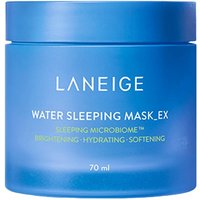 Blue Laneige Water Sleeping Mask jar with white text and 70 ml label.