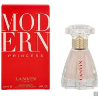 Lanvin Modern Princess Eau de Parfum 30ml, clear glass bottle with gold cap, red box with white text.