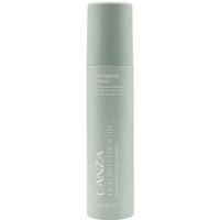 L'Anza Healing Strength Detangling Primer 200ml, light green cylindrical bottle with white text.