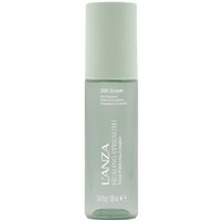 L'Anza Healing Strength Silk Serum 100ml in a sleek, light green bottle with white text and a matching cap.