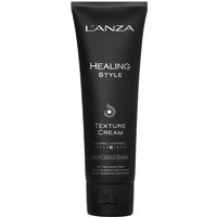 Black tube of L'ANZA Healing Style Texture Cream, 125ml, with white text and droplet icon on the front.