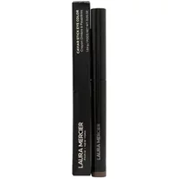 Black Laura Mercier Caviar Stick Eyeshadow in Metallic Taupe, sleek design with matching box packaging.