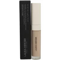 Laura Mercier concealer with beige cap and black box, shade 3n1, sleek cylindrical design.
