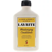 Layrite Moisturising Conditioner 300ml, cream bottle with black cap and yellow label with black text.