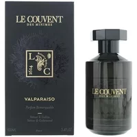 Le Couvent des Minimes Valparaiso Eau De Parfum 100ml, black bottle with gold text, ornate floral design on box.