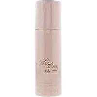Loewe Aire Sensual Deodorant Spray 75ml in a sleek, pale pink cylindrical bottle with elegant script lettering.