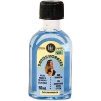Blue Lola Danos Vorazes Repair Oil 50ml bottle with black cap and label featuring a woman's image.