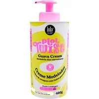 Lola Plot Twist Guava Cream 480g with pink pump, colorful label, and bold text design.