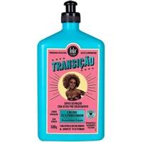 Turquoise Lola Transicao Texturizing Cream 500g bottle with black pump and pink label featuring an illustration.