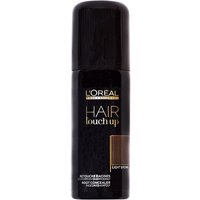 L'Oréal Professionnel Hair Touch Up spray, black bottle with light brown label, 75ml size.