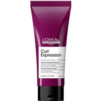 L'Oréal Professionnel Curl Expression cream in a purple tube with white label and black cap.