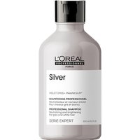 L'Oréal Professionnel Silver Shampoo 300ml, light gray bottle with black cap and white label detailing.