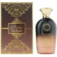 Louis Cardin Misa Magribi Eau De Parfum 100ml, ornate brown and gold bottle with matching decorative box.