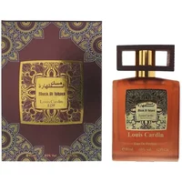 Louis Cardin Musk Al Tahara Eau De Parfum 100ml, amber bottle with ornate gold-accented box.