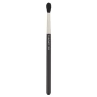 Black MAC 224s Tapered Blending Brush with a sleek handle and soft, fluffy bristles for precise makeup application.
