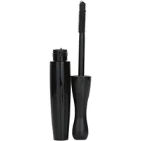 Black MAC mascara with sleek curved tube and thick brush wand for volumizing lashes.