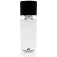 Clear bottle with black cap, labeled "MAC Prep + Prime Fix+ Matte Spray 100ml" in black text.