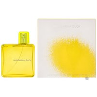 Yellow Mandarina Duck For Woman Eau de Toilette Spray 100ml with square bottle and matching yellow cap.