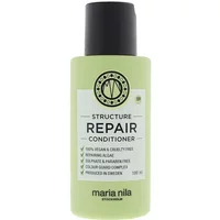 Light green Maria Nila Structure Repair Conditioner bottle, 100ml, with black cap and bold black text.