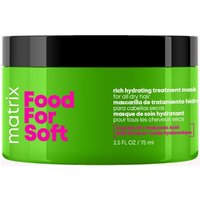 Matrix Food For Soft Hydrating Treatment Mask, 75ml, green jar with pink text and black lid.