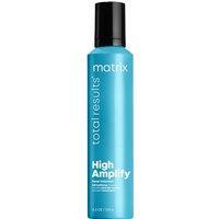 Blue Matrix High Amplify Foam Volumizer bottle with black cap for fine hair, 8.3 oz.