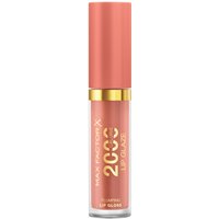 Max Factor 2000 Calorie Lip Glaze 050 Guava Flair, peachy-pink tube with gold accents, 4.4 ml size.