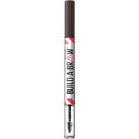 Maybelline Build-a-Brow Pen 259 Ash Brown, slim design with dark cap and spoolie brush tip.