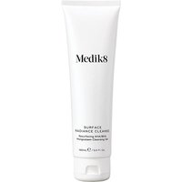 White Medik8 Surface Radiance Cleanse tube with black text, 150ml, sleek design, flip-top cap.