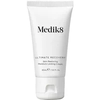 White tube of Medik8 Ultimate Recovery Intense Cream with black text and 30ml size label.