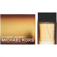 Michael Kors Extreme Journey Eau De Toilette 100ml, amber gradient bottle with black cap, matching box.