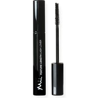 Black Mii Cosmetics mascara tube with wand, labeled "Feature Length Lash Lover" in white text, 11ml capacity.
