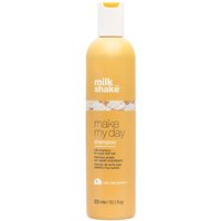 Yellow bottle of milk_shake Make My Day Shampoo 300ml with white cap and cloud design.