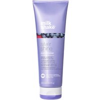 Purple milk_shake Silver Shine Conditioner tube with blueberry design, 250ml size.