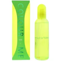 Bright yellow-green Milton Lloyd Colour Me Homme Volt Eau De Parfum bottle with matching box, 90ml.