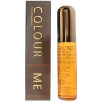 Brown and gold Milton Lloyd Colour Me Oud Eau De Parfum 50ml bottle with matching box.