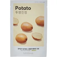 MISSHA Airy Fit Sheet Mask Potato with beige packaging and potato images on the front.