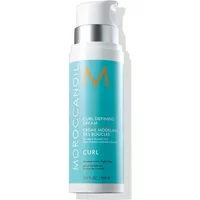 Moroccanoil Curl Defining Cream 250ml in turquoise bottle with white pump and orange "M" logo.