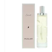 Mugler Secret Eau De Toilette 50ml, clear cylindrical bottle with silver cap, next to beige box with black text.