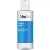 Clear Murad Clarifying Toner bottle with blue label and white cap.
