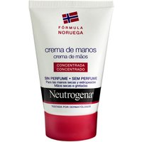 Neutrogena Unscented Hand Cream 50ml tube, white with red and blue accents, Norwegian formula label.