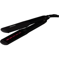 Black Nicky Clarke Infrared Pro Straightener with red infrared light strip and sleek design