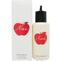 Nina Ricci Nina Eau De Toilette 150ml refill bottle with red apple logo and black cap, next to matching box.