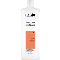 White Nioxin Systems Conditioner bottle, System 4, 1000ml, orange label with black text, white cap.