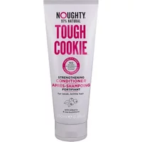 Noughty Tough Cookie Conditioner 250ml tube, white with pink text and black cap, features strengthening formula.