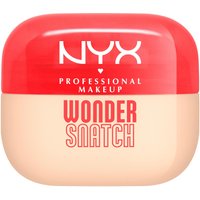 NYX Wonder Snatch Powder 01 Sugar Serve, 6g, in a red and beige rounded container with bold red text.