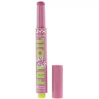 NYX pink Fat Oil Slick Click Lip Balm with green text and matching cap, shade 07 DM Me.