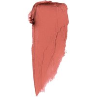 Soft matte lip cream swatch in dusty rose shade, smooth texture, by NYX, labeled "Cannes."