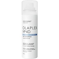 White Olaplex N 4D dry shampoo bottle, 50 ml, with black text and blue accent, for volume and styling all hair types.